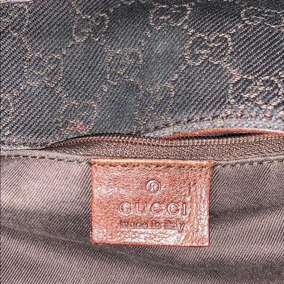 Vintage Gucci GG black canvas & leather Handbag - Picture 5 of 8